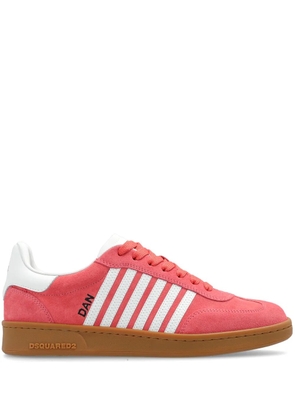 DSQUARED2 low top striped trainers - Pink