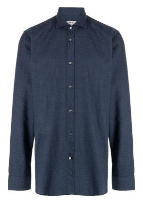 Corneliani long-sleeve cotton shirt - Blue