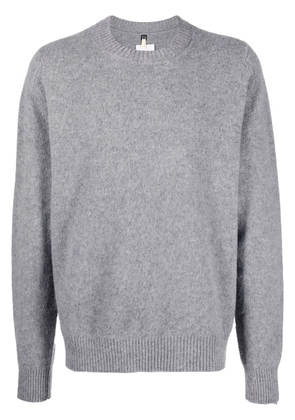 OAMC intarsia-knit logo wool=blend jumper - Grey