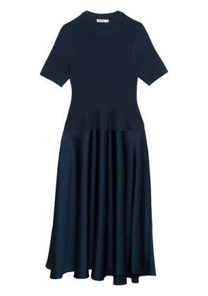 Simkhai Marionne knitted-panel midi dress - Blue
