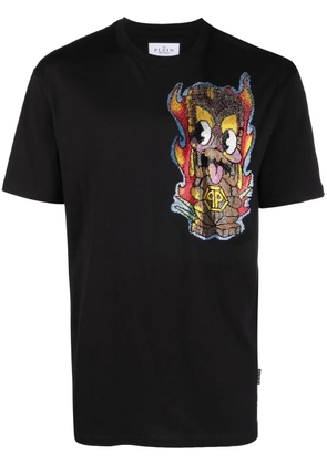 Philipp Plein Hawaii embellished short-sleeve T-shirt - Black