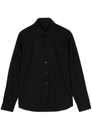 Yohji Yamamoto detachable-collar cotton shirt - Black