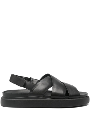 Clarks 25mm Aristella crossover slingback sandals - Black
