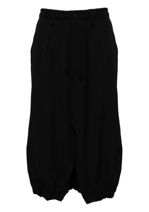 Yohji Yamamoto wool trousers - Black