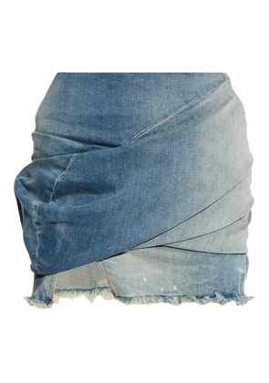 Rick Owens DRKSHDW Low Twist mini skirt - Blue