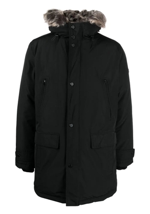 Michael Michael Kors faux fur-trim parka coat - Black