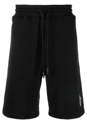 COUNTY OF MILAN logo-print detail bermuda shorts - Black