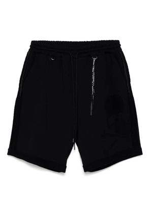 Mastermind World cut-off track shorts - Black