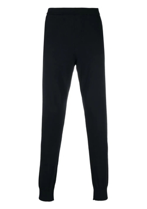 Corneliani slim-fit knitted track pants - Blue