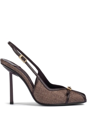 Le Silla 100mm Vittoria pumps - Brown