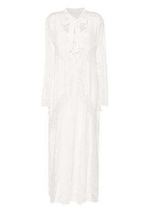 P.A.R.O.S.H. Ram maxi dress - White