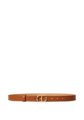 TWINSET logo-buckle belt - Brown
