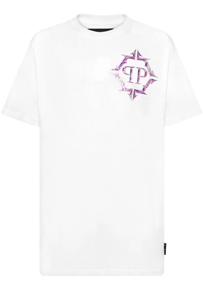 Philipp Plein Chrome logo-print T-shirt - White