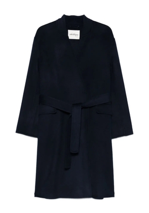 Ottod'Ame belted-wrap midi coat - Blue