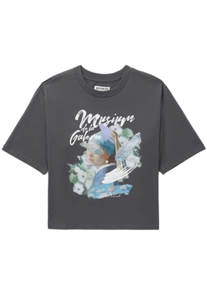 Musium Div. graphic-print cotton T-shirt - Grey