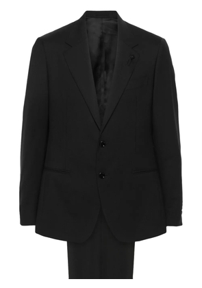 Lardini single breasted wool suit - Black