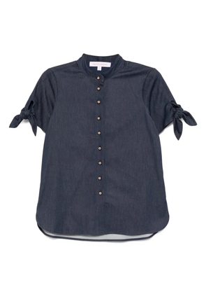 Carolina Herrera tie-sleeve shirt - Blue