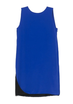 MSGM bi-colour mini dress - Blue