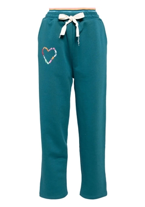 Mira Mikati embroidered double-waistband jogger - Green