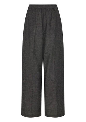 Rosetta Getty elasticated-waist wide-leg trousers - Black