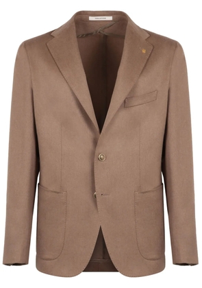 Tagliatore single-breasted wool blazer - Neutrals
