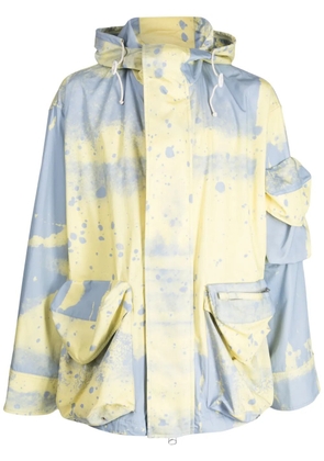 OAMC Cove zip-up hooded jacket - Blue