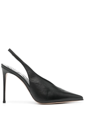 Le Silla 105mm leather pumps - Black