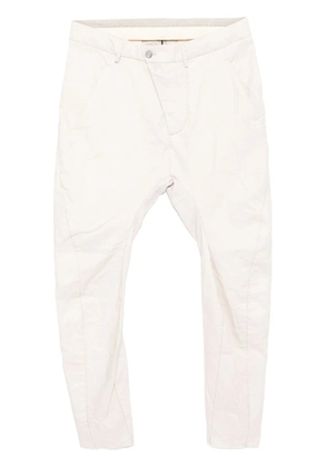 Masnada crease-effect trousers - Neutrals