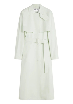 Lanvin belted trench coat - White