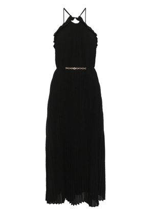 TWINSET plissé midi dress - Black