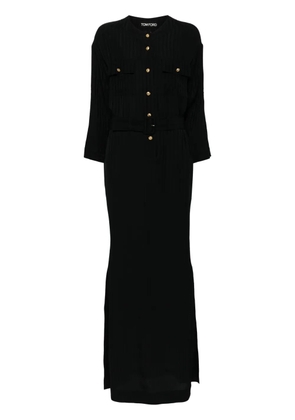 TOM FORD all-over graphic print dress - Black