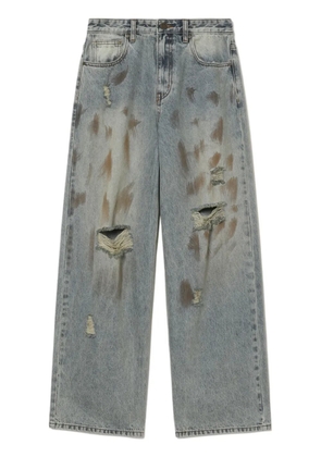 tout a coup ripped jeans - Blue