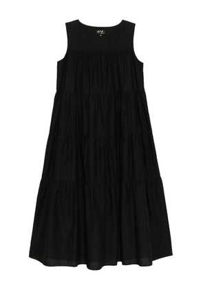 To b. by agnès b. tiered cotton dress - Black