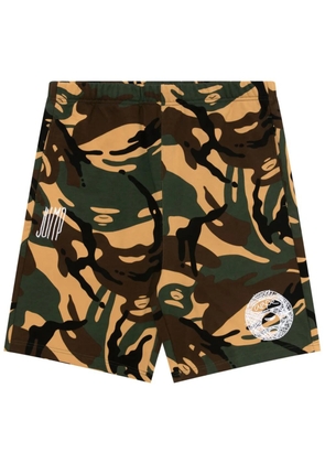 AAPE BY *A BATHING APE® camouflage-print track shorts - Green