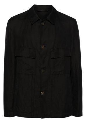 Forme D'expression Postman gabardine jacket - Black