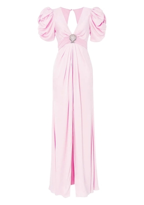 Temperley London short-sleeve gown - Pink