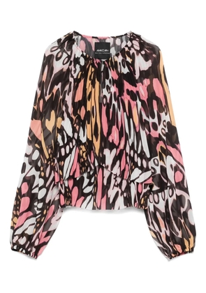MARCCAIN printed blouse - Brown