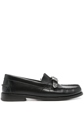 Dorothee Schumacher Western Coolness leather loafers - Black