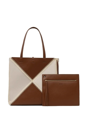 Nanushka Origami tote bag - Brown