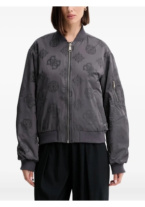 GUESS USA patterned bomber jacket - Grey