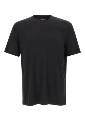 Emporio Armani logo-embellished T-shirt - Black