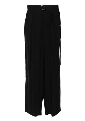 LGN LOUIS GABRIEL NOUCHI belted wide-leg trousers - Black