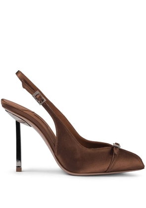 Le Silla 100mm Vittoria pumps - Brown
