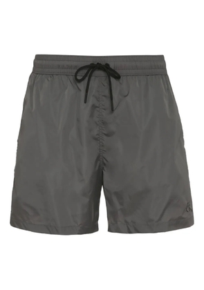 THE (Alphabet) drawstring swim shorts - Grey