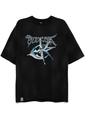 FIVE CM graphic-print T-shirt - Black