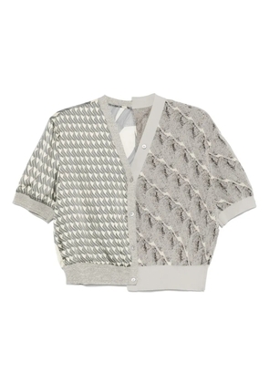 JNBY panelled cardigan - Grey