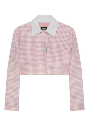 GCDS tweed jacket - Pink