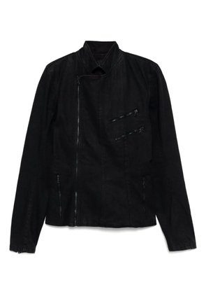 P.L.N. denim biker jacket - Black