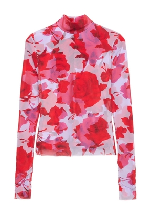 MSGM floral-print top - Red