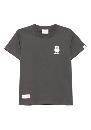 FINGERCROXX logo-printed T-shirt - Grey